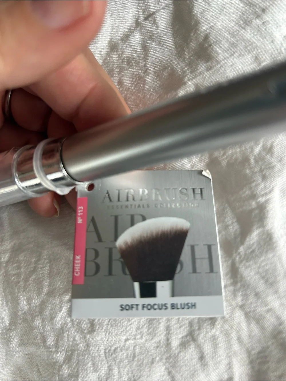 New With Tags- Powder Wand & Soft Focus Blush Brush Set - Silver, by IT for Ulta